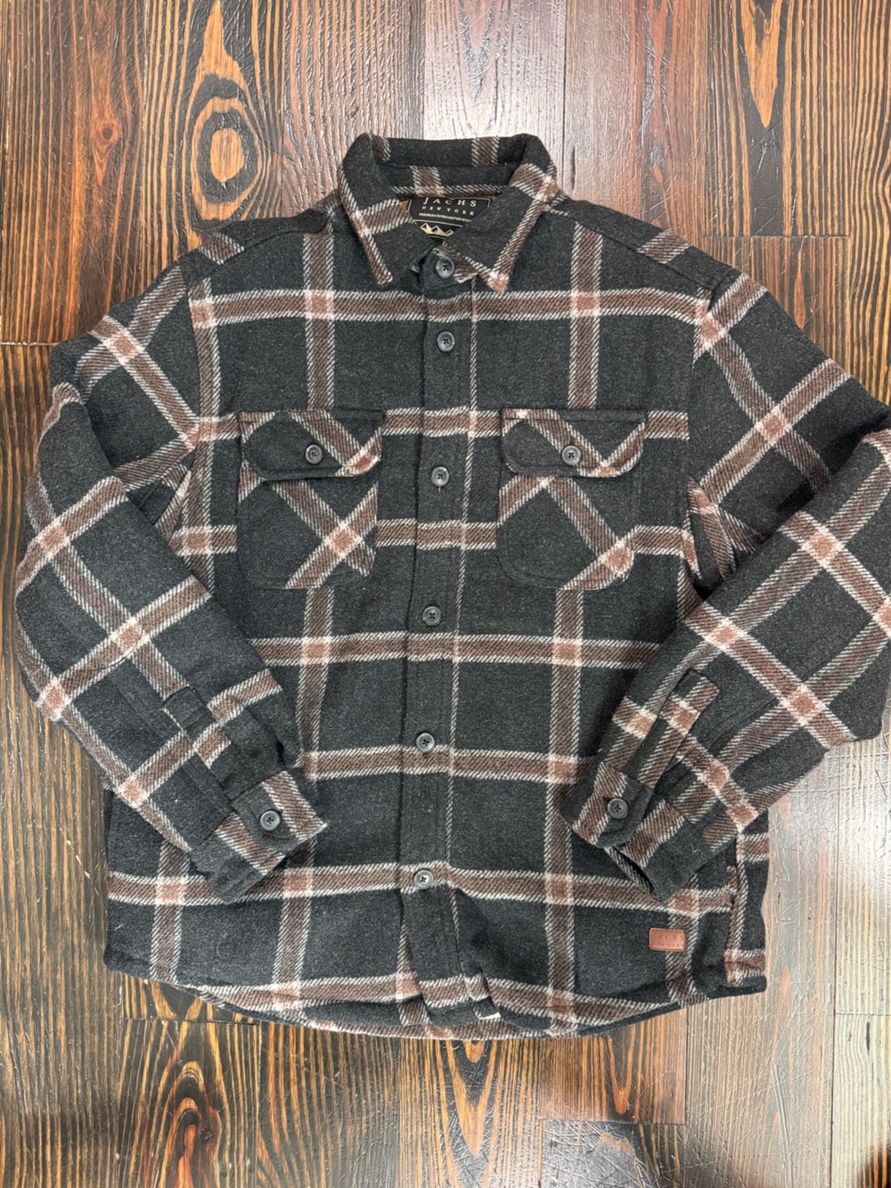Lot of 2 Jachs Flannel Lined Overshirts Men’s Size Large - Picture 2 of 8